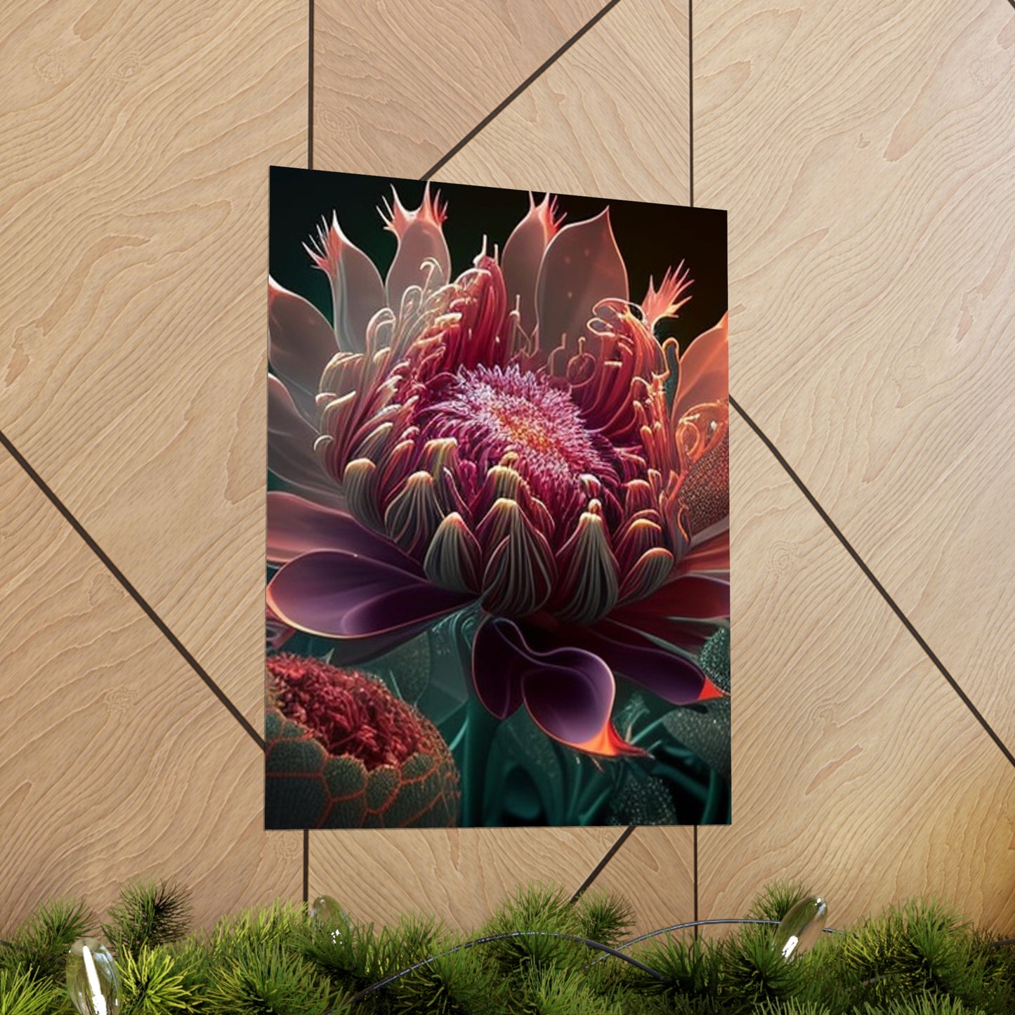 Premium Matte Vertical Posters Flower Arangment 1