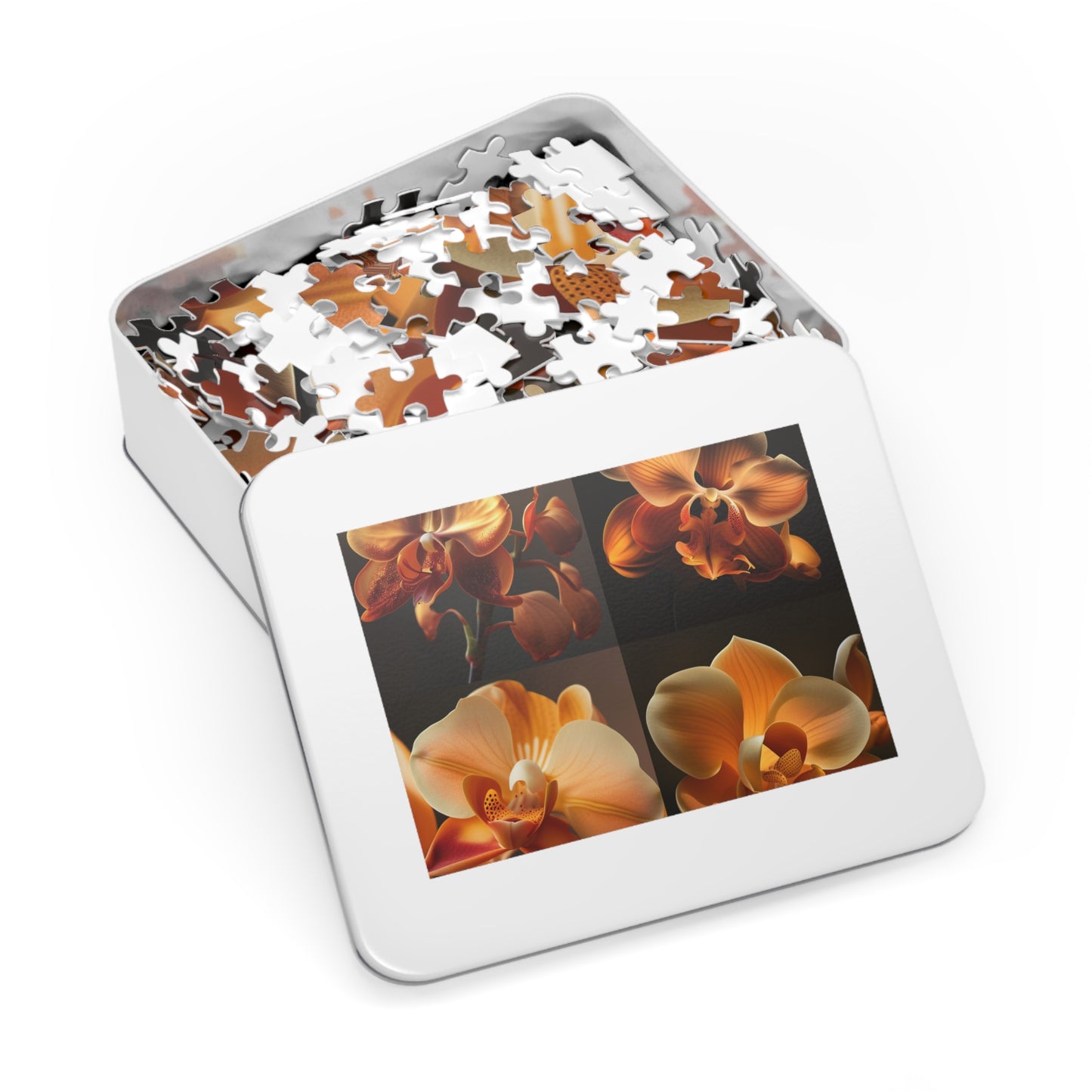 Jigsaw Puzzle (30, 110, 252, 500,1000-Piece) Orange Orchid 5