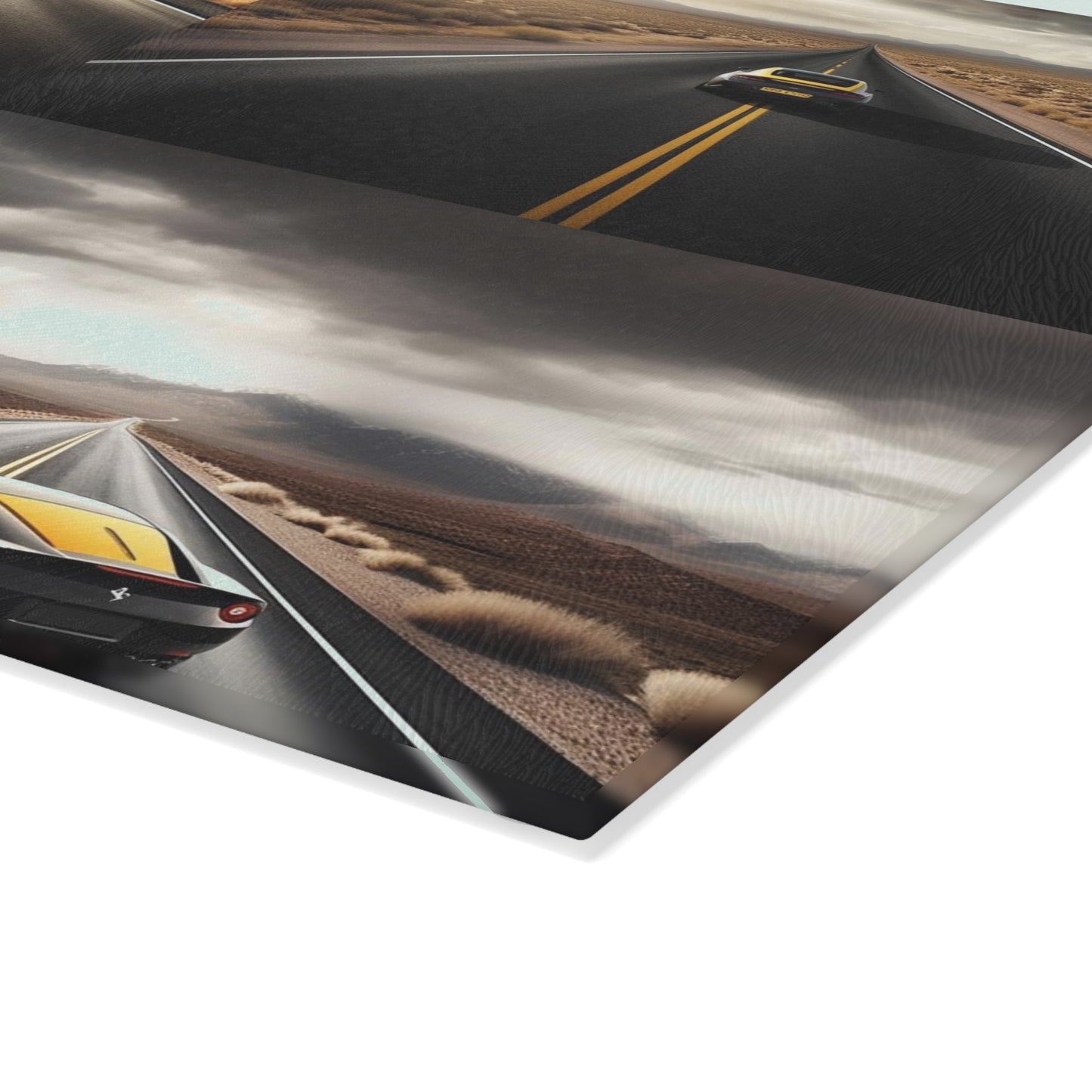 Glass Cutting Board Ferrari Road 5