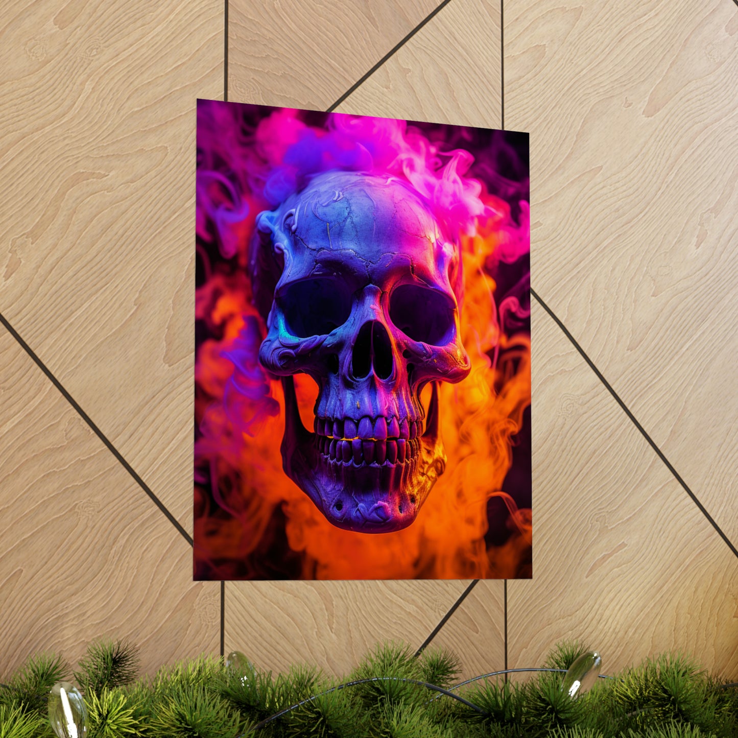 Premium Matte Vertical Posters Macro Skull 4