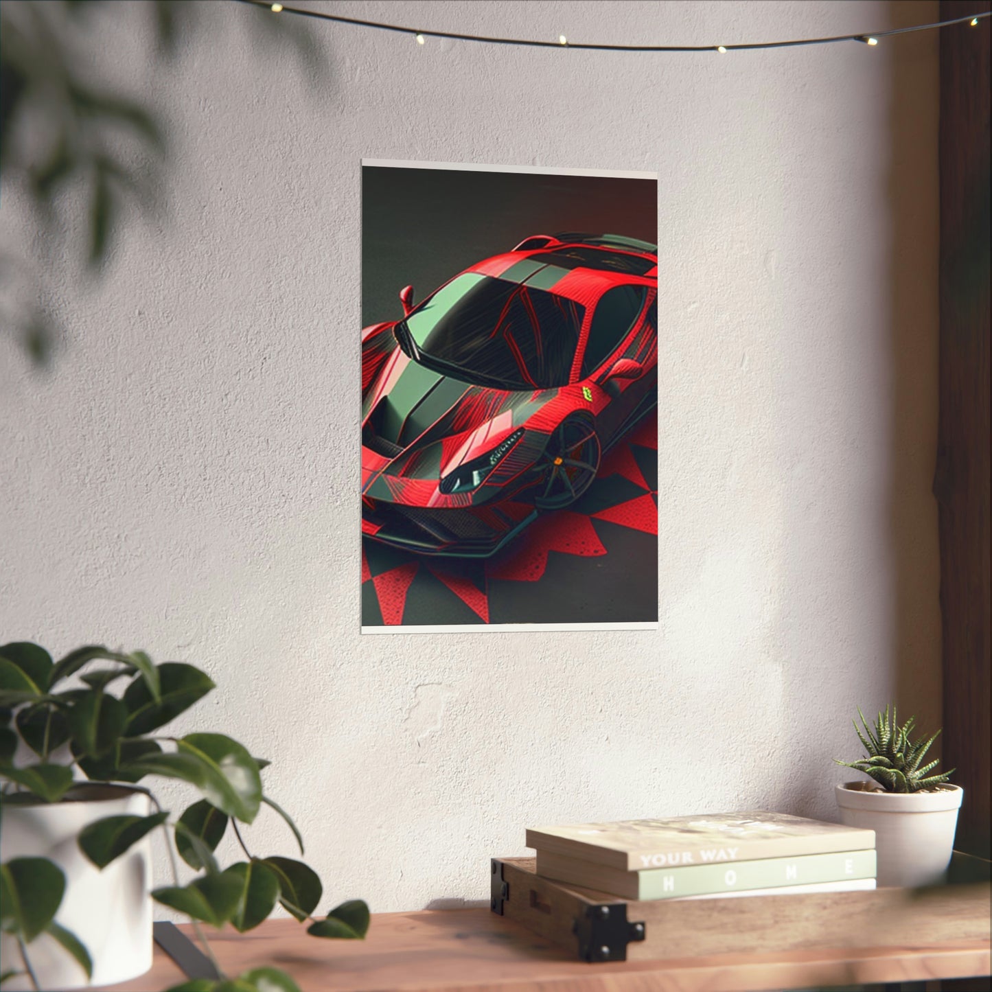 Premium Matte Vertical Posters Ferrari Hyper 2