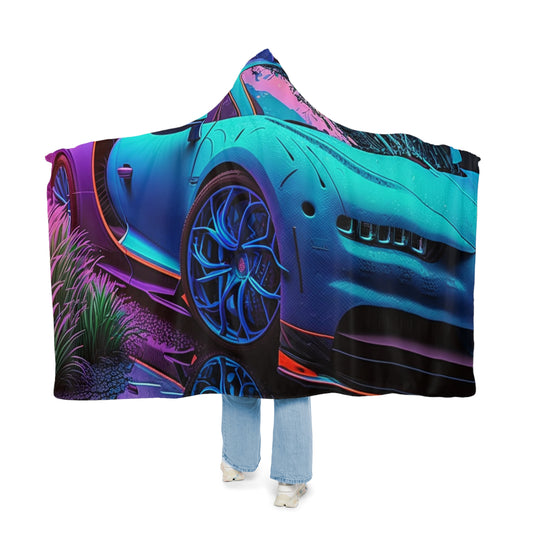 Snuggle Hooded Blanket Bugatti Neon Chiron 2