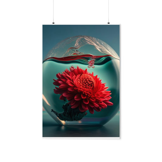 Premium Matte Vertical Posters Chrysanthemum 4