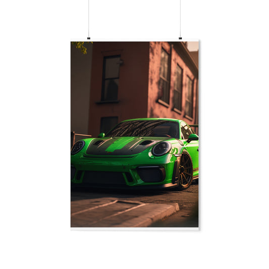 Premium Matte Vertical Posters porsche 911 gt3 4