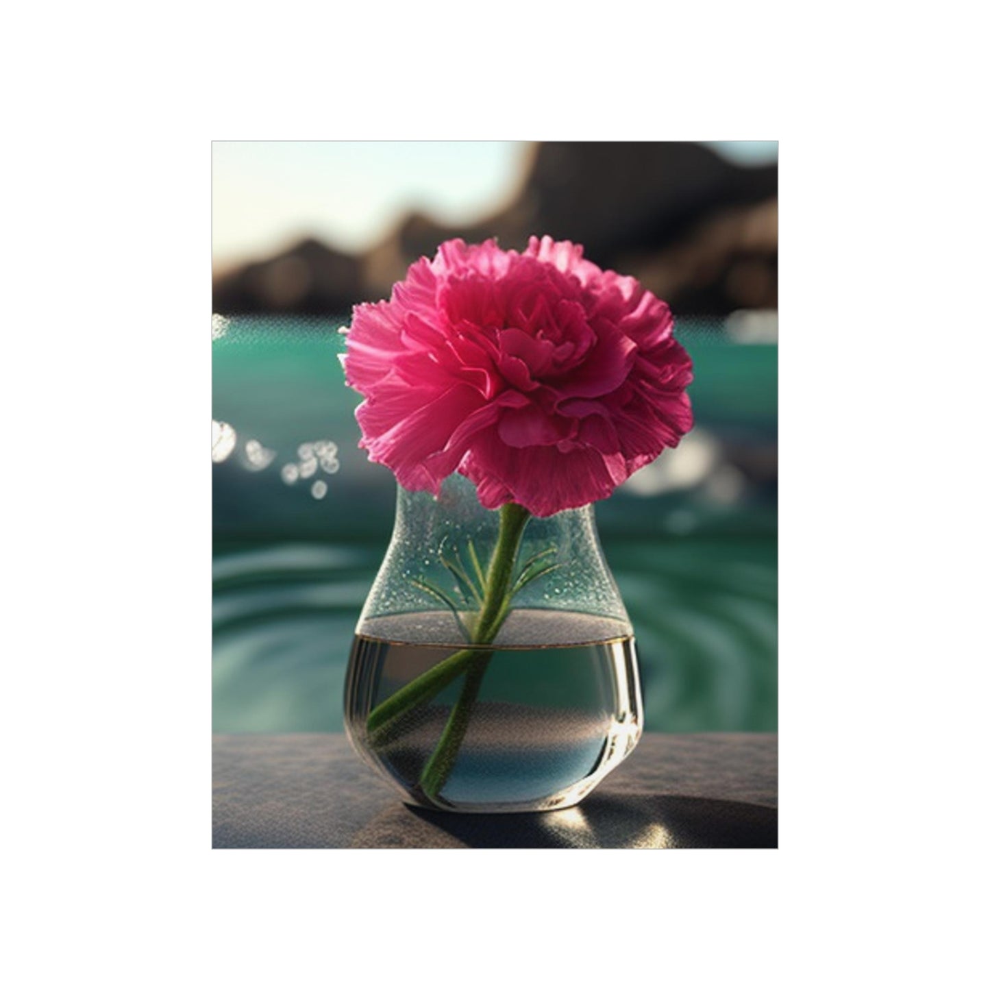 Premium Matte Vertical Posters Carnation 4