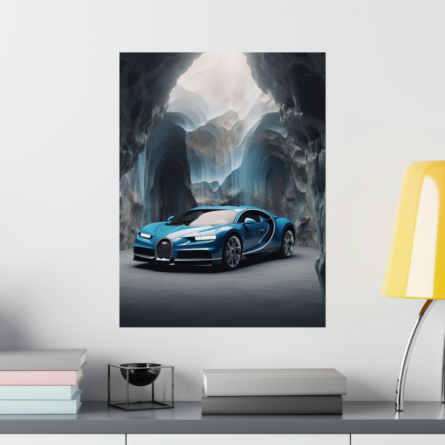 Premium Matte Vertical Posters Bugatti Real Look 2