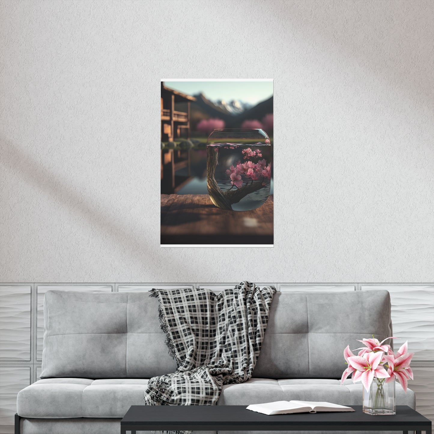 Premium Matte Vertical Posters Cherry Blossom 3