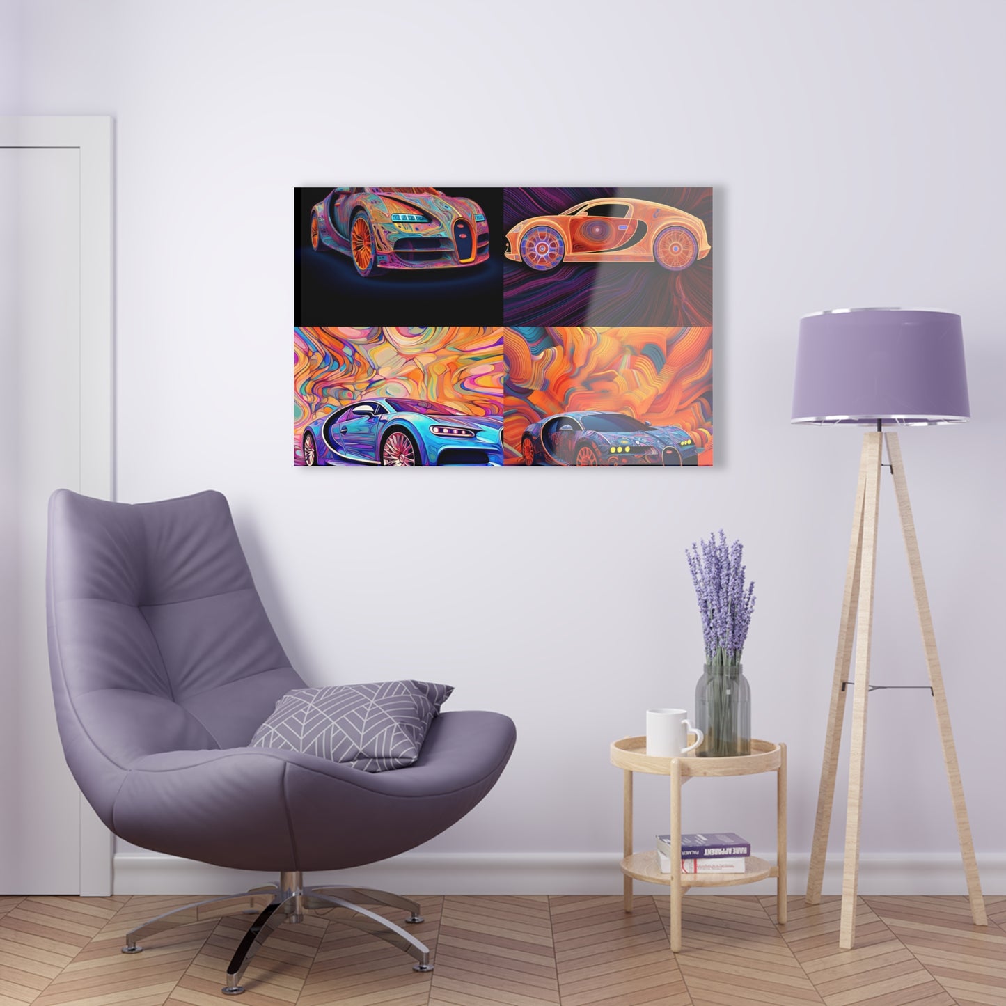 Acrylic Prints Bugatti Abstract Concept 5