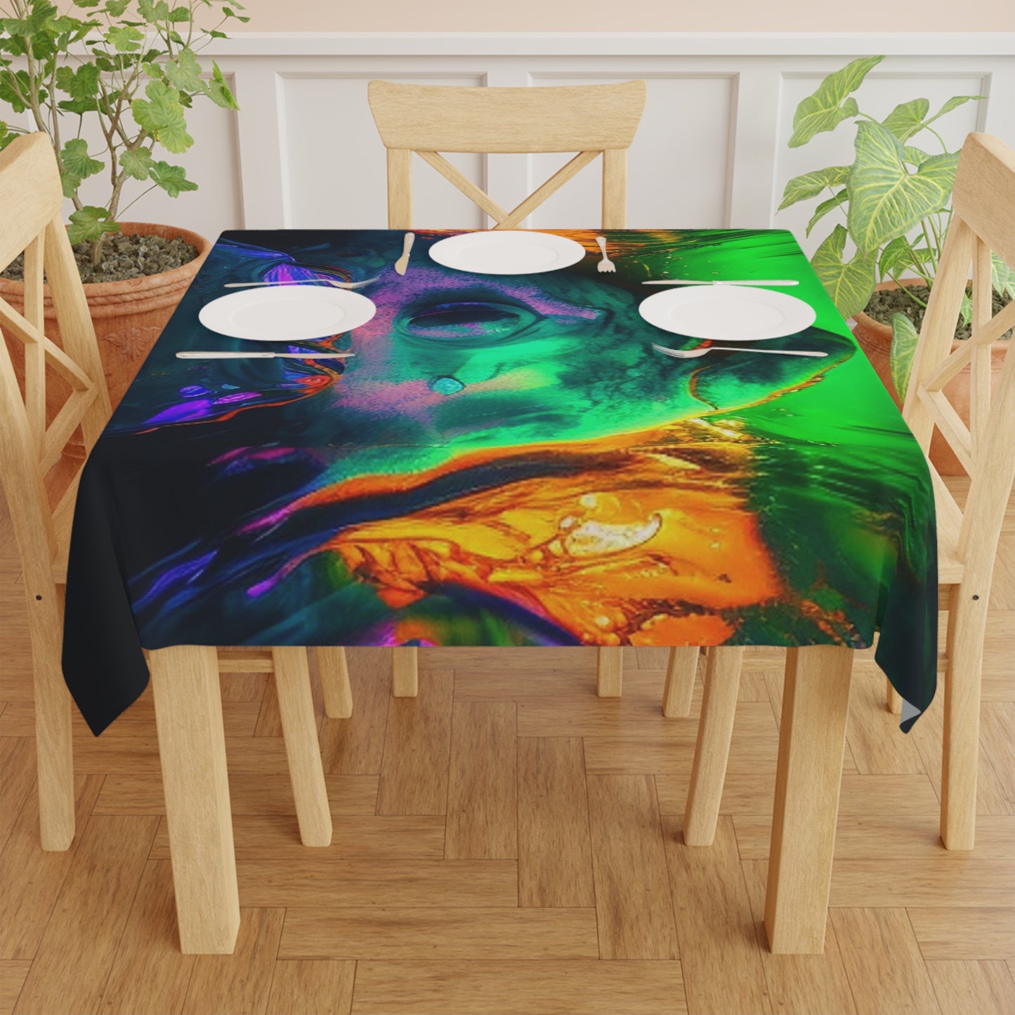 Tablecloth Florescent Glow 1