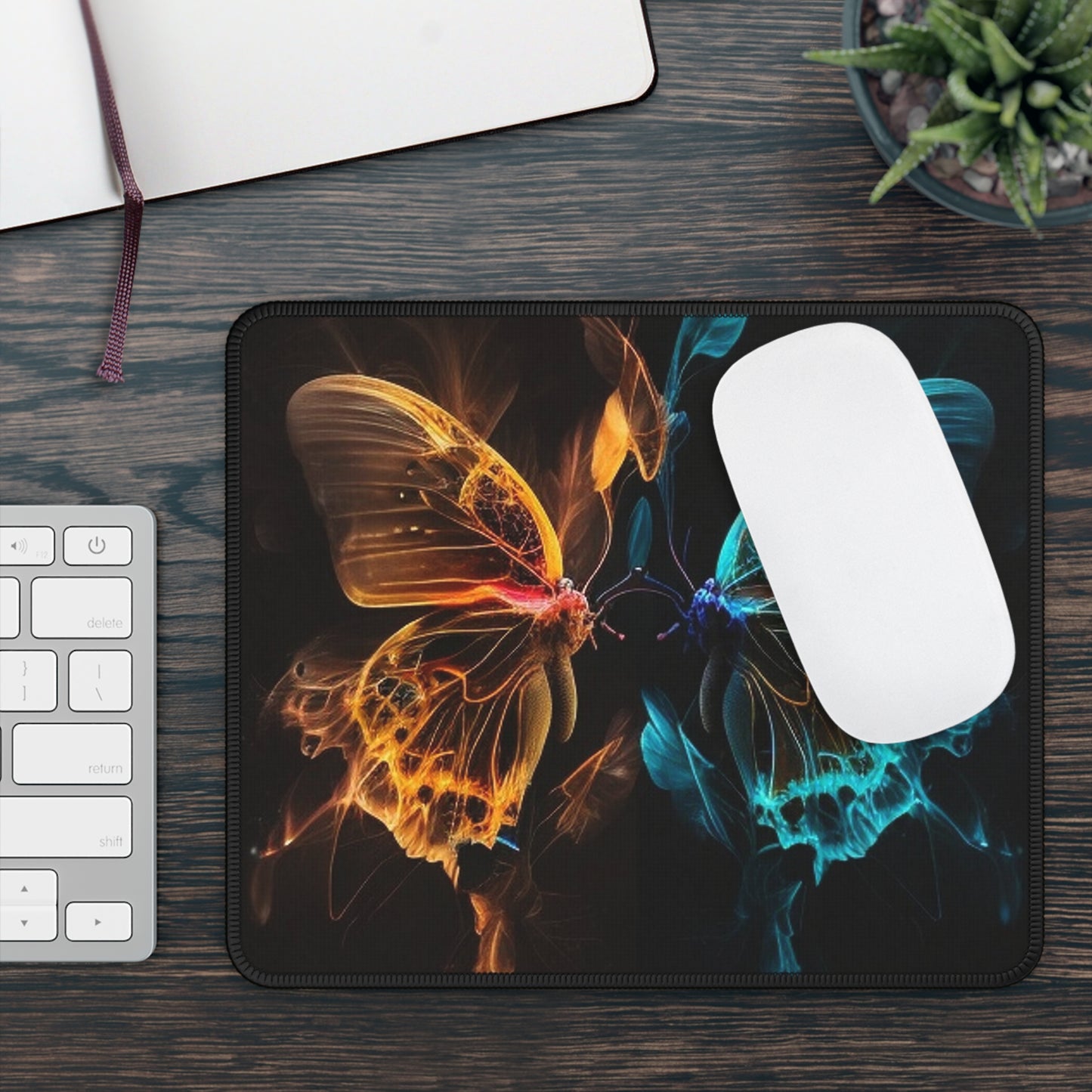 Gaming Mouse Pad  Kiss Neon Butterfly 2