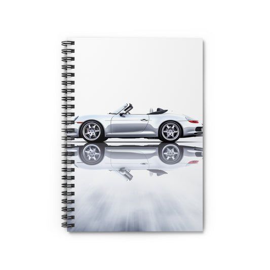 Spiral Notebook - Ruled Line 911 Speedster on water 3