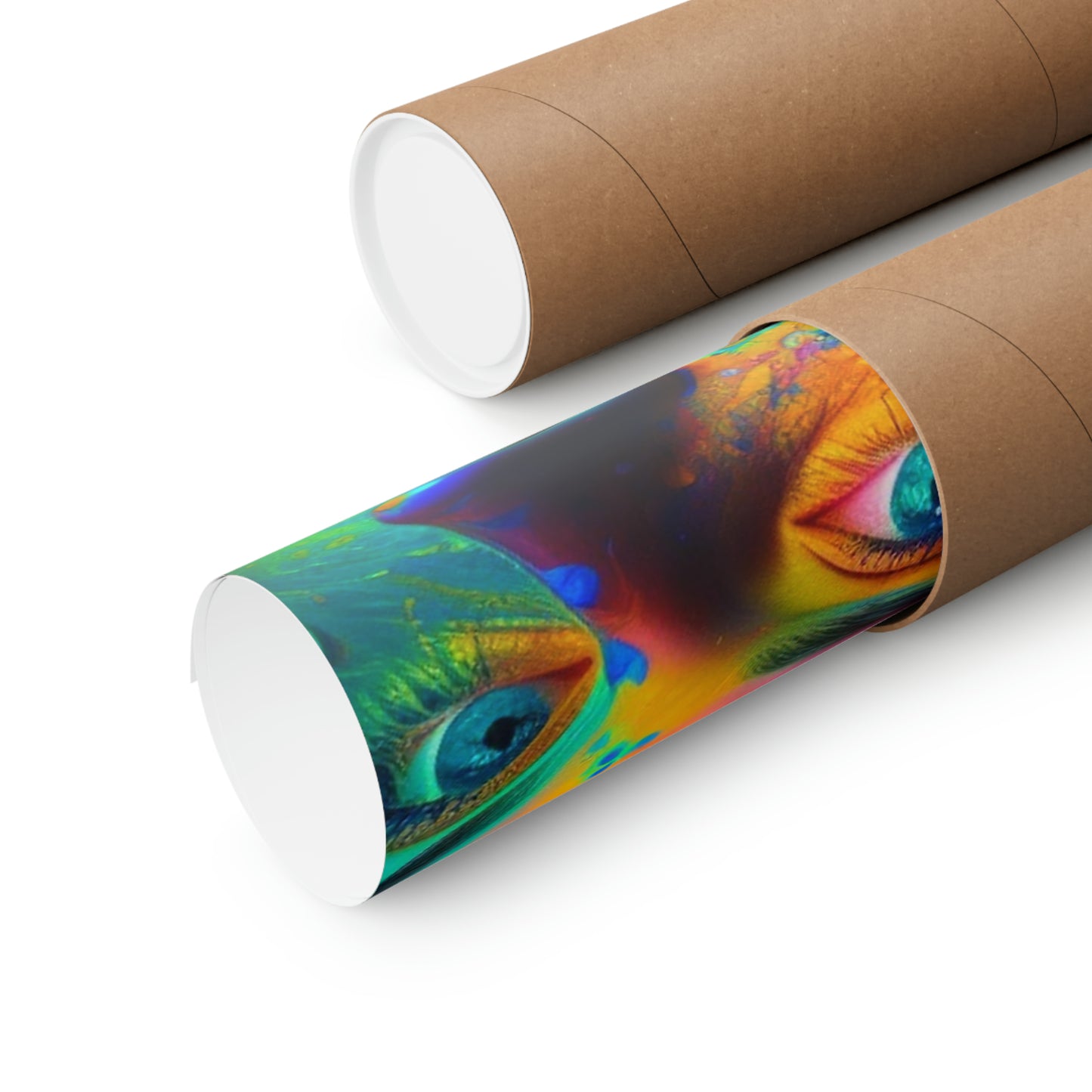 Premium Matte Vertical Posters Florescent Glow 3