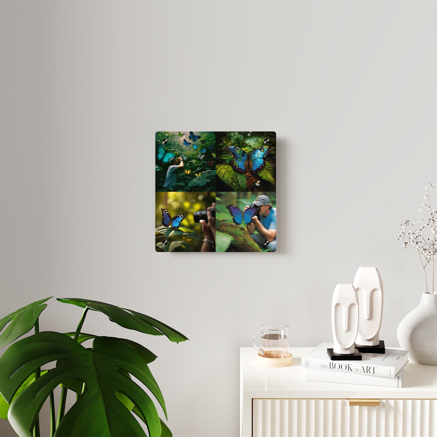 Acrylic Wall Art Panels Jungle Butterfly 5