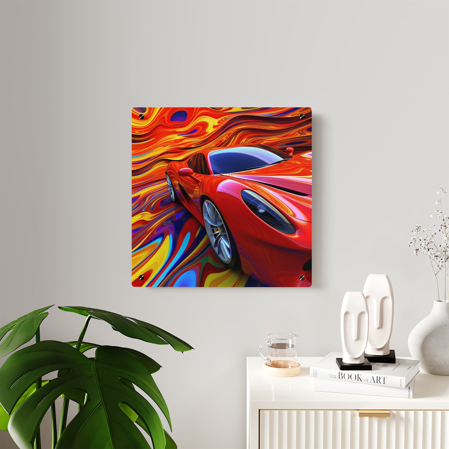 Acrylic Wall Art Panels Ferrari Water Fusion 4