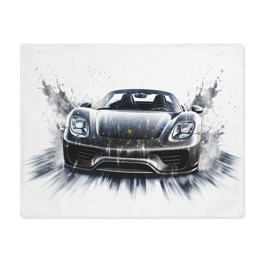 Placemat, 1pc 918 Spyder white background driving fast with water splashing 3