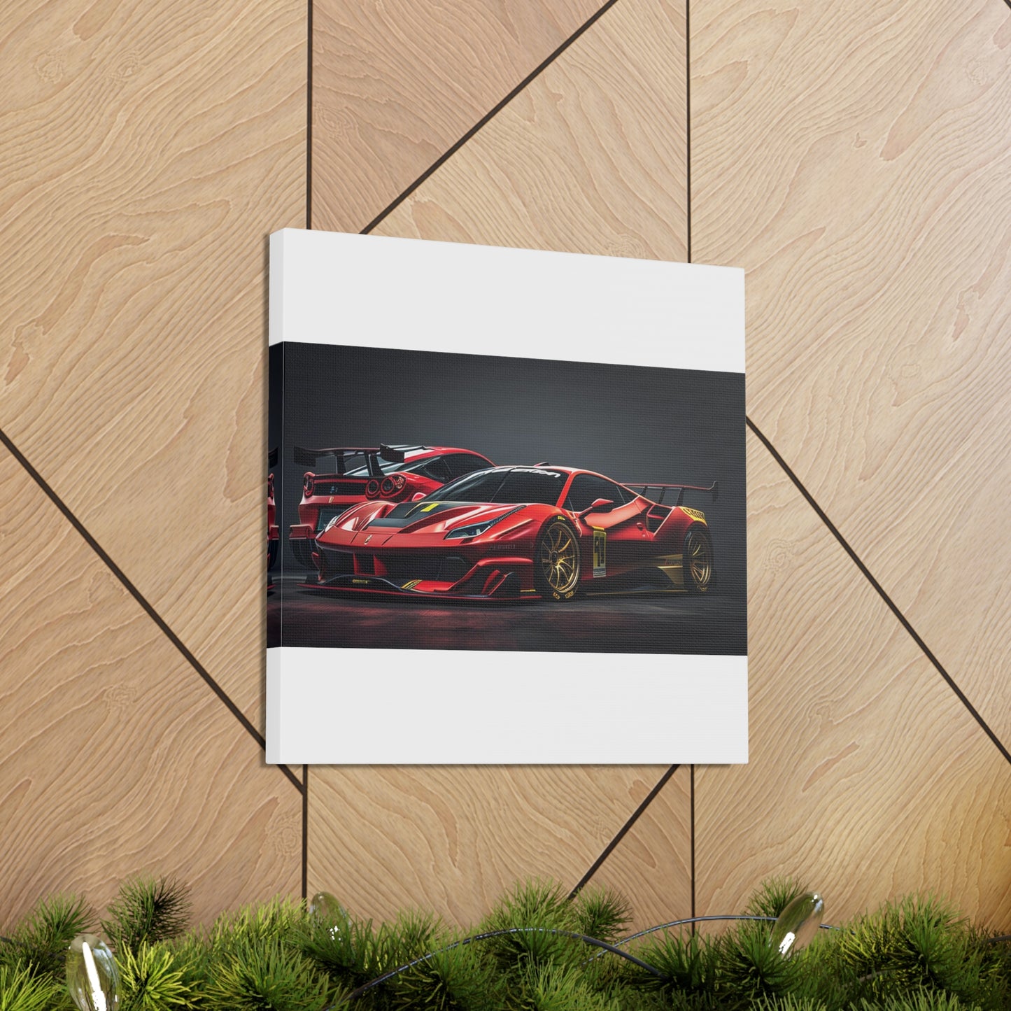 Canvas Gallery Wraps Ferrari Red 3