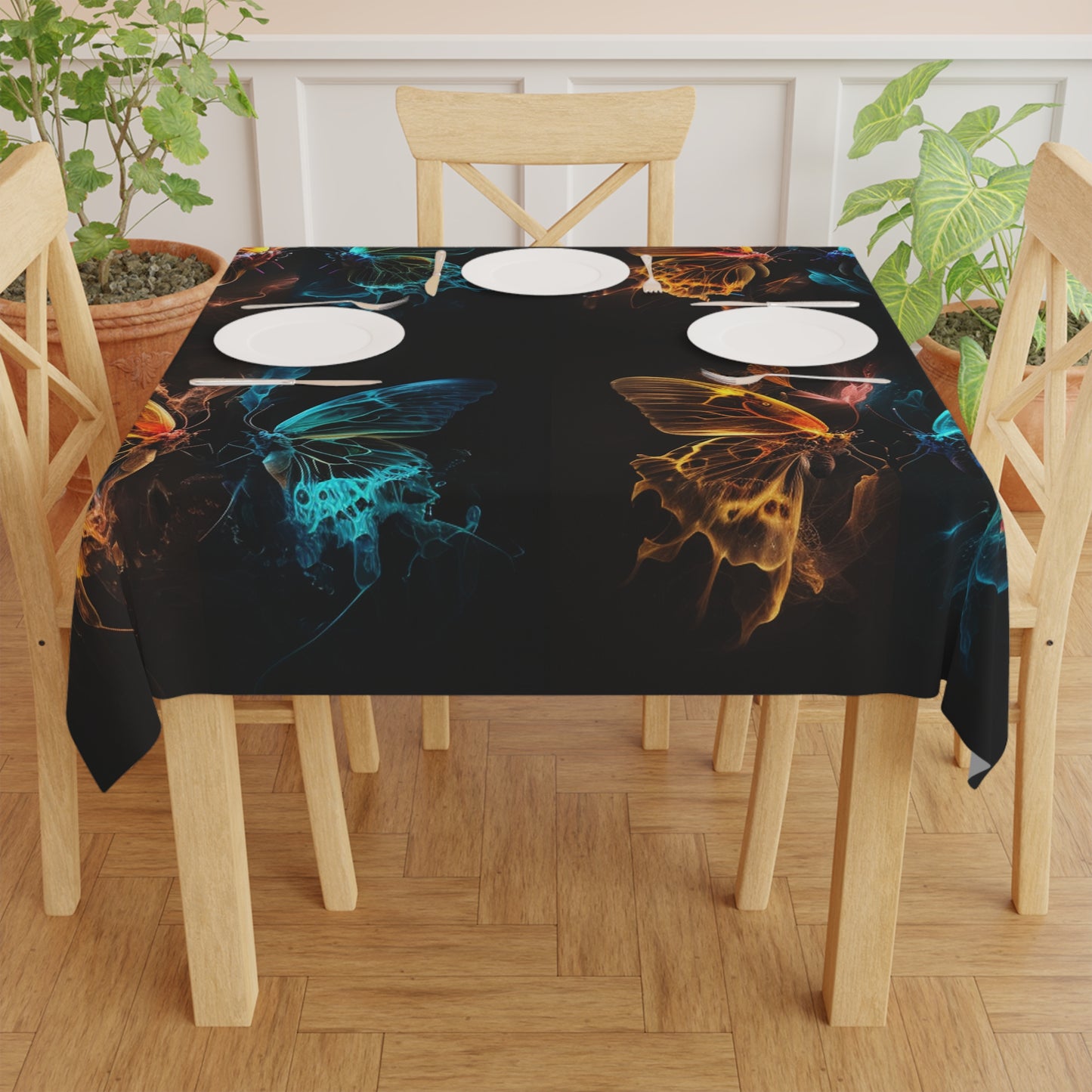 Tablecloth Kiss Neon Butterfly 5