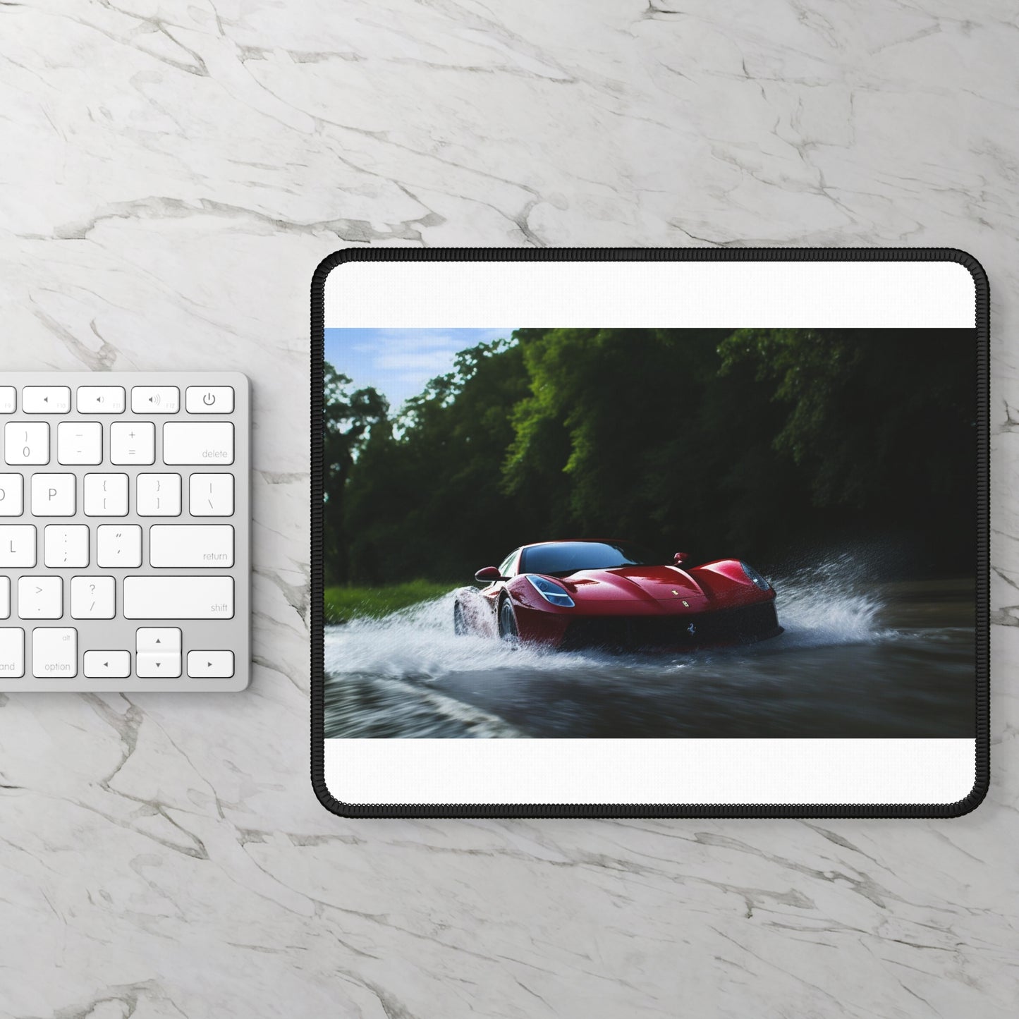 Gaming Mouse Pad  Water Ferrari Splash 1