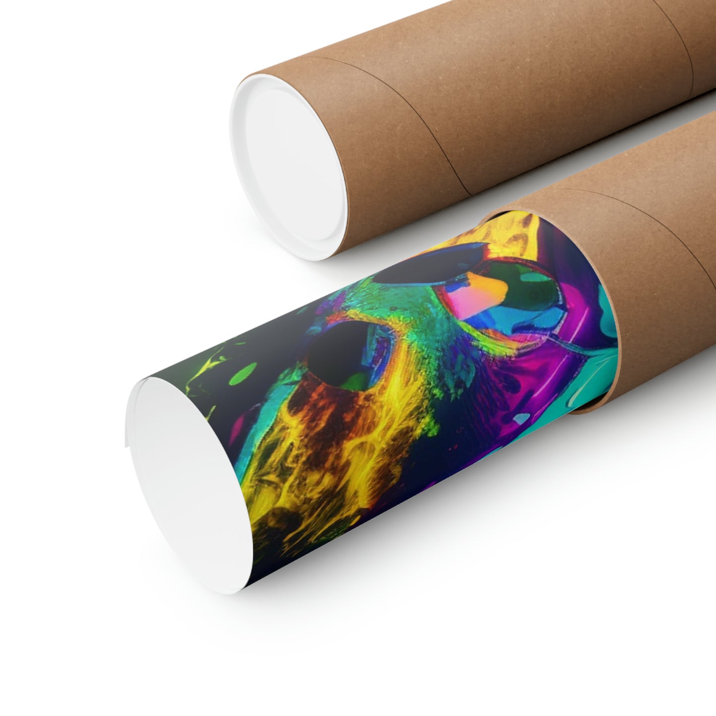 Premium Matte Vertical Posters Florescent Glow 4