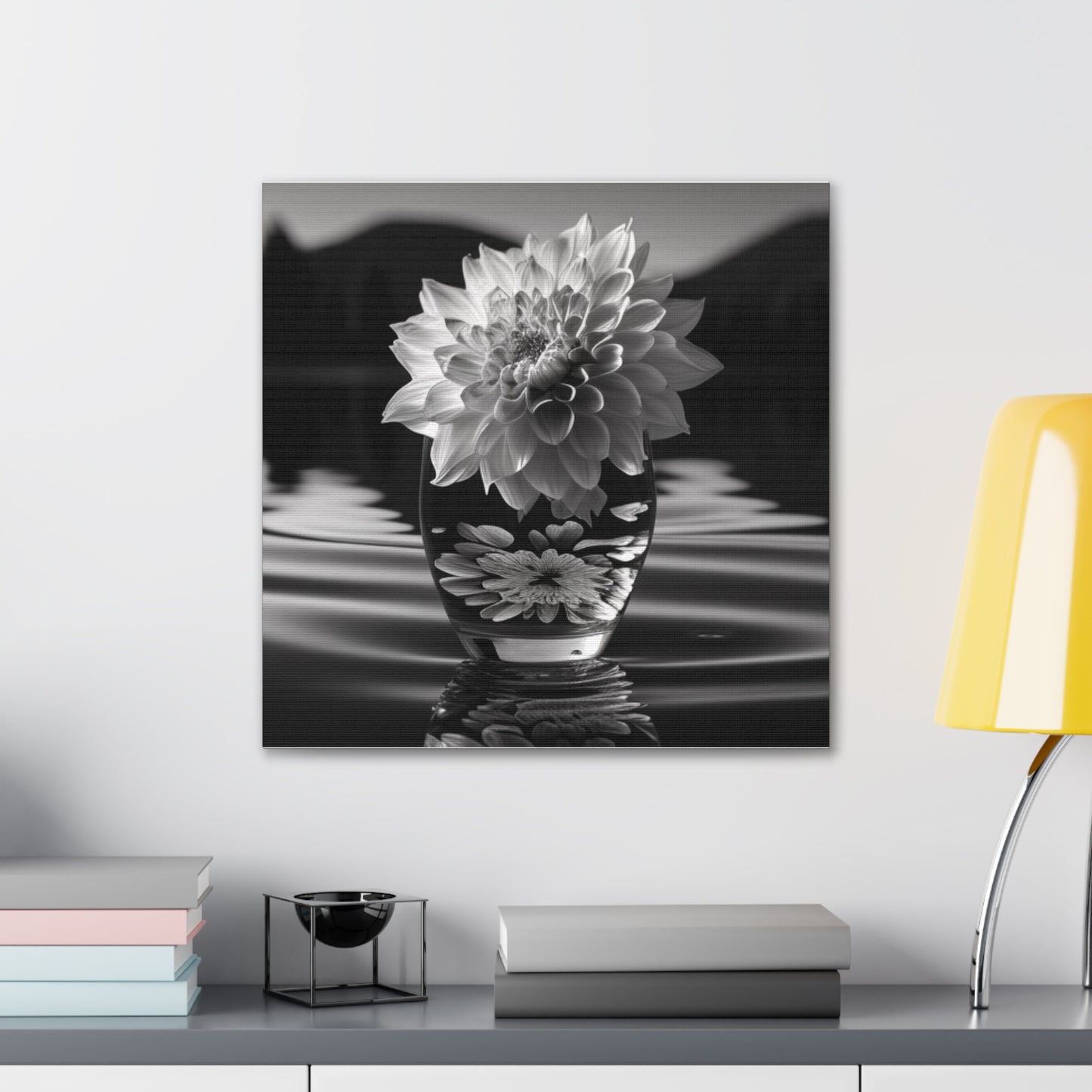 Canvas Gallery Wraps White Dahlia 4