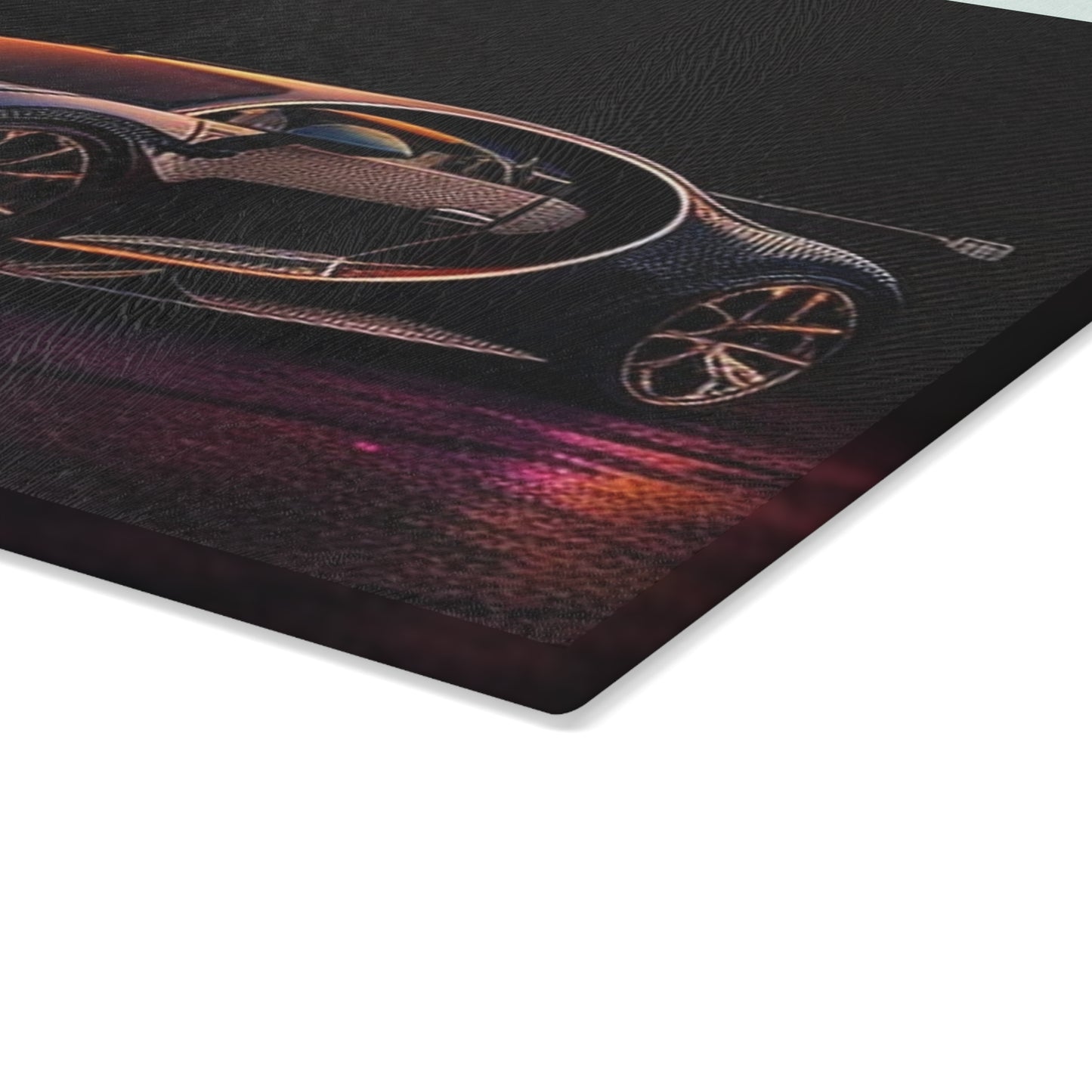 Glass Cutting Board Bugatti Chiron Super 4