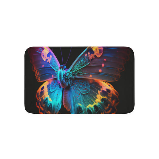 Memory Foam Bath Mat Raw Hyper Color Butterfly 4