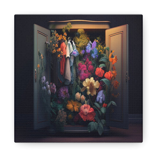 Canvas Gallery Wraps A Wardrobe Surrounded by Flowers 4
