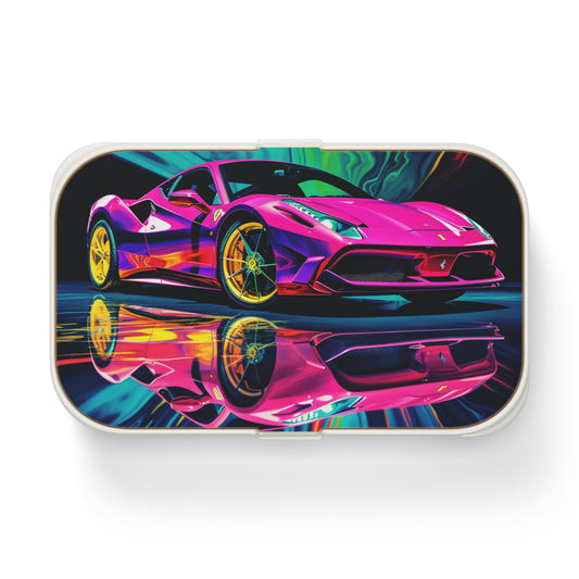 Bento Lunch Box Pink Ferrari Macro 4