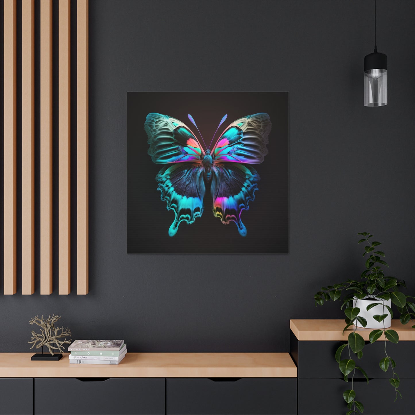 Canvas Gallery Wraps Raw Florescent Glow 1