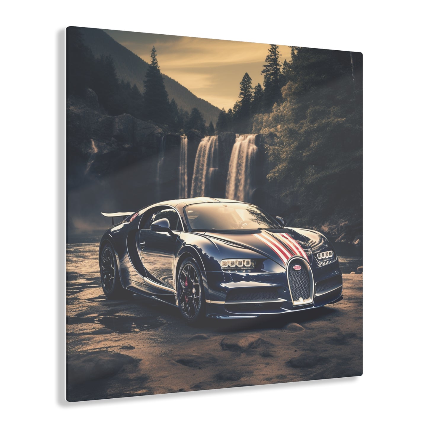 Acrylic Prints Bugatti Waterfall 2