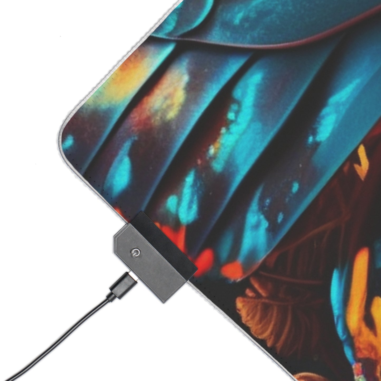 LED Gaming Mouse Pad Hue Neon Butterfly 1