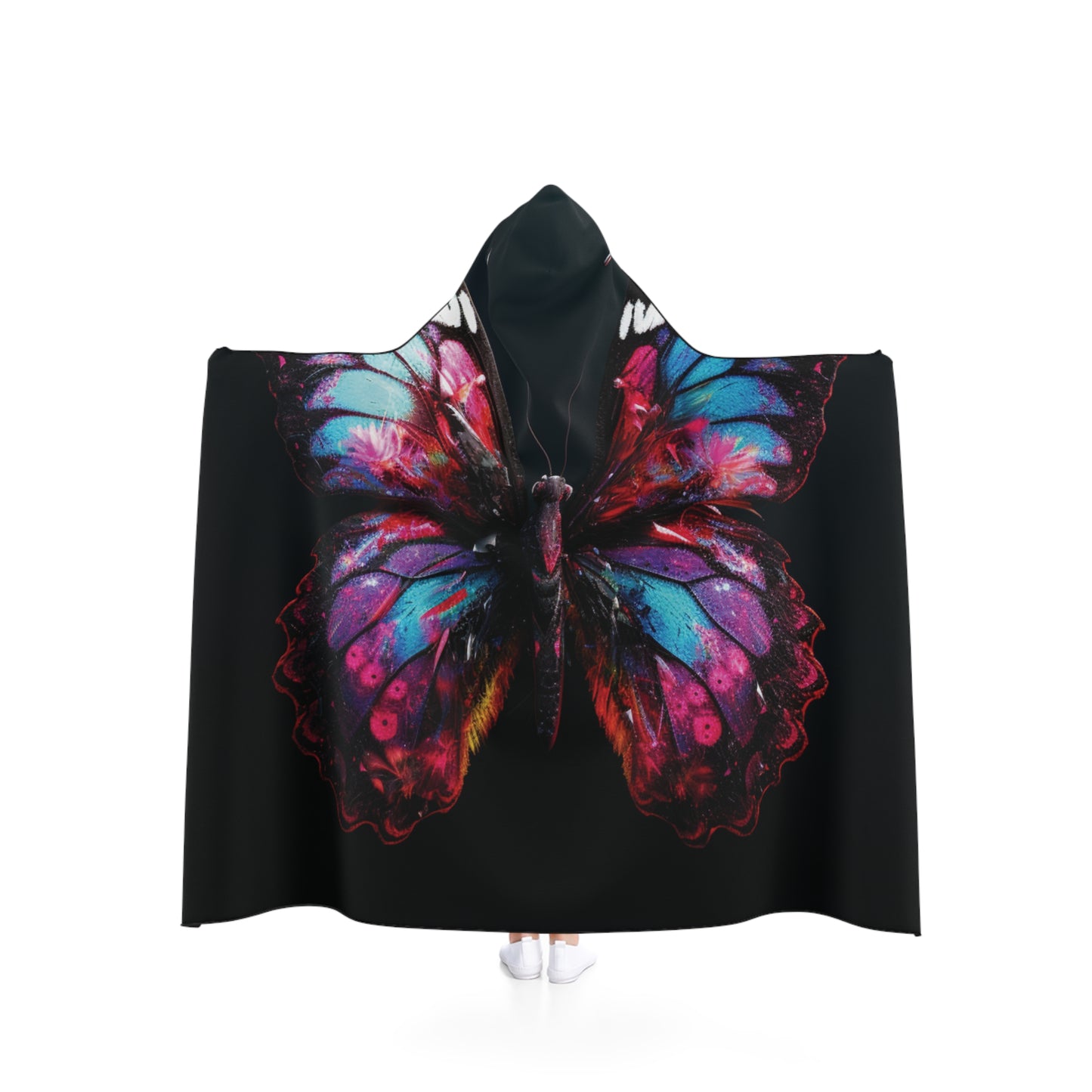 Hooded Blanket Hyper Butterfly Real