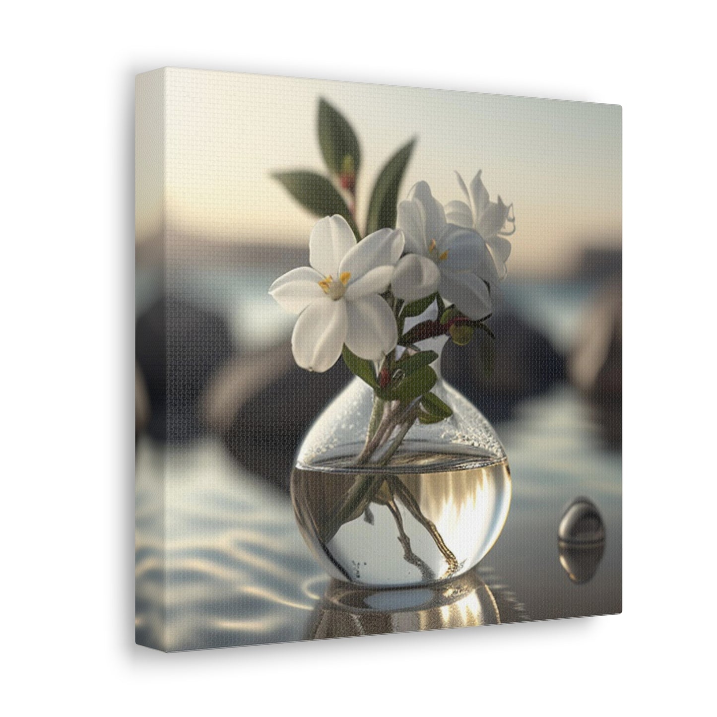 Canvas Gallery Wraps Jasmine glass vase 1