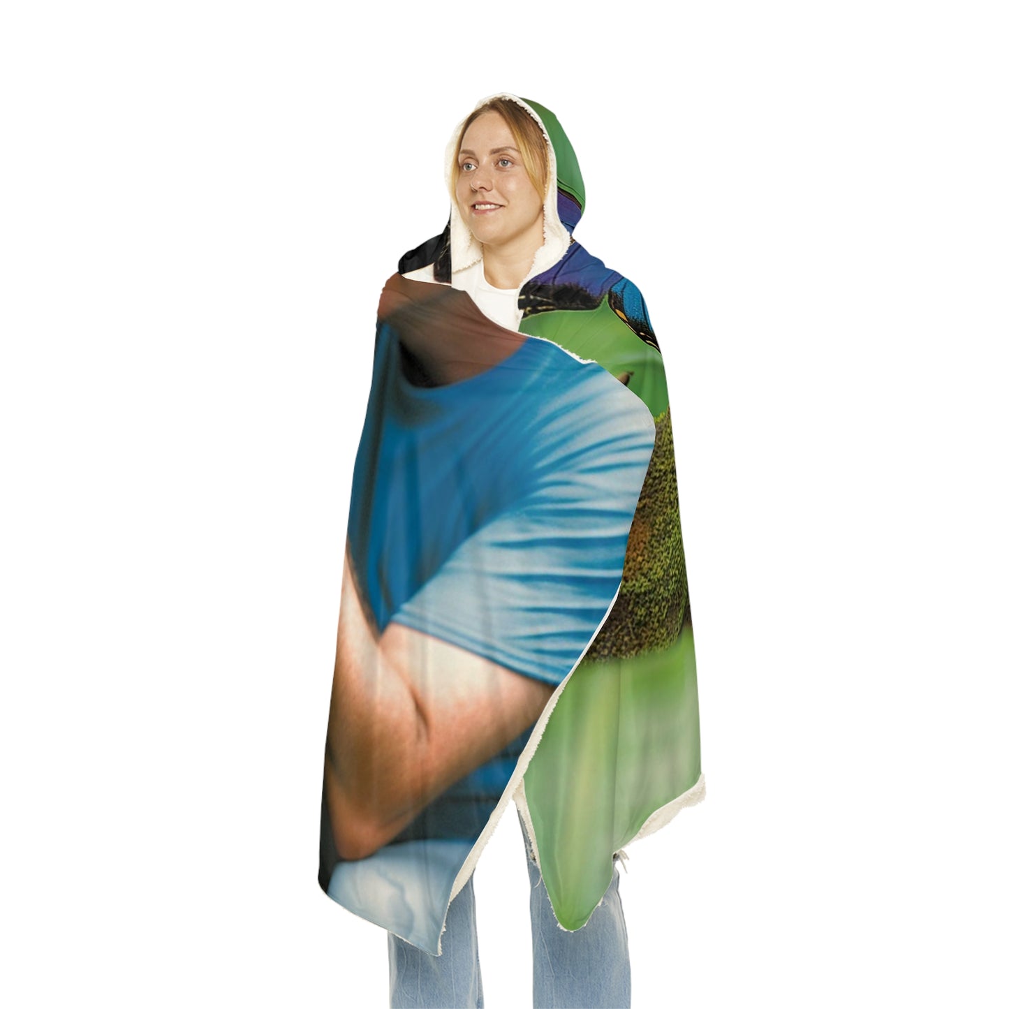 Snuggle Hooded Blanket Jungle Butterfly 4