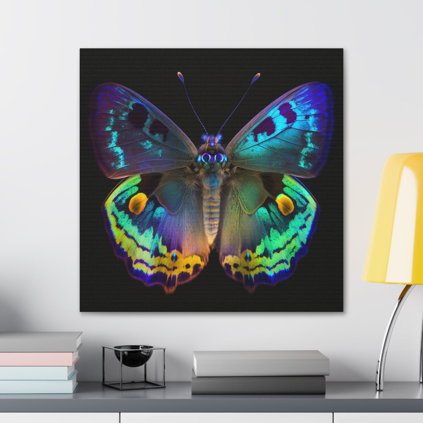 Canvas Gallery Wraps Neon Hue Butterfly 4