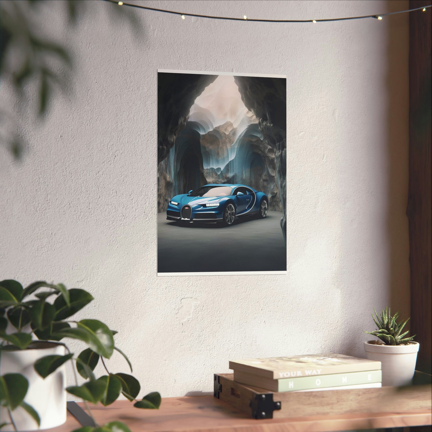 Premium Matte Vertical Posters Bugatti Real Look 2