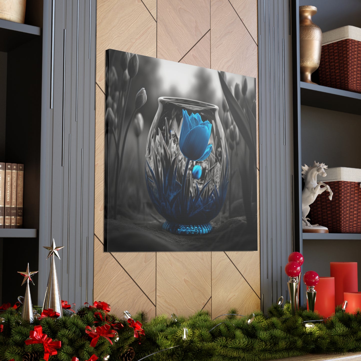 Canvas Gallery Wraps Tulip Blue 6