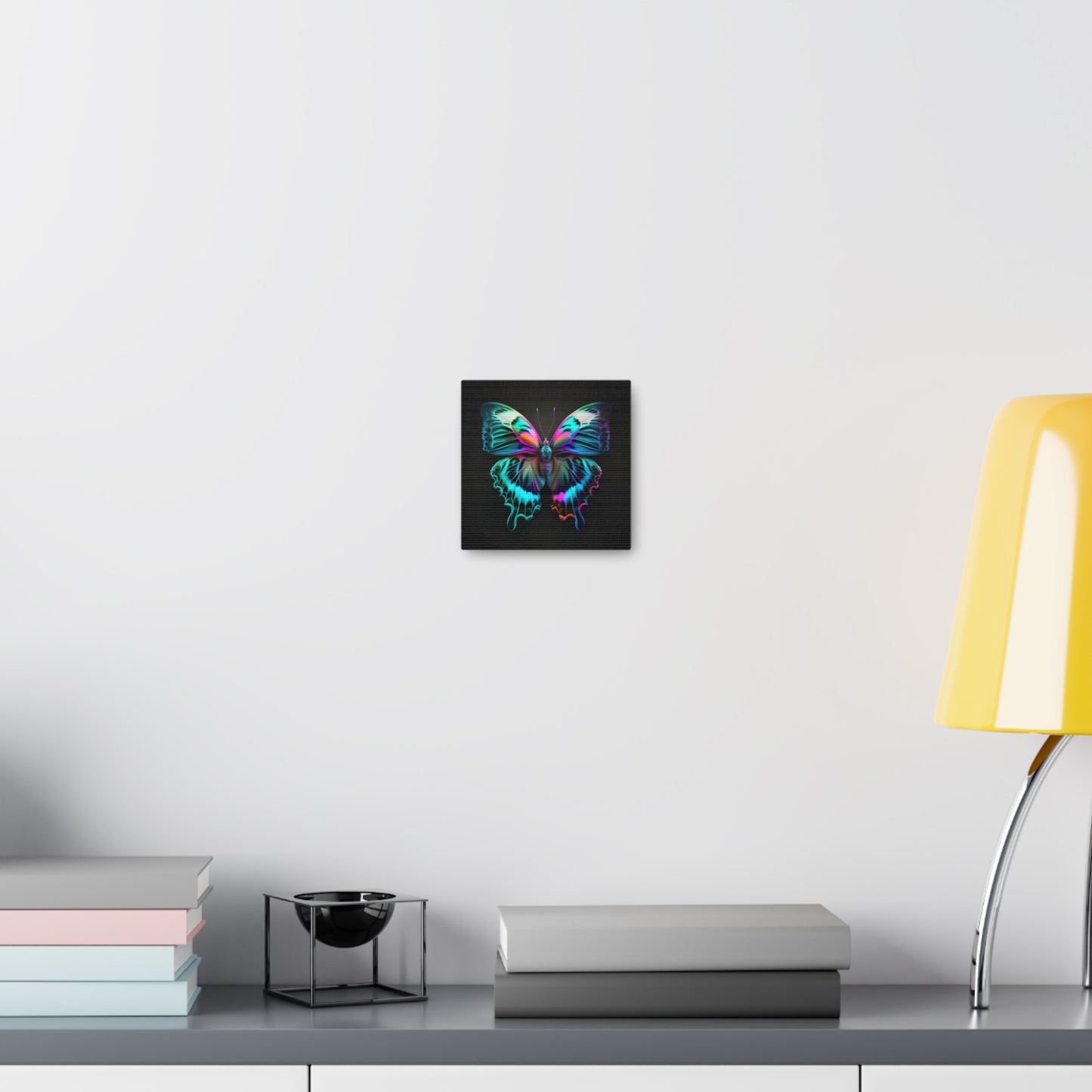 Canvas Gallery Wraps Neon Butterfly Fusion 4