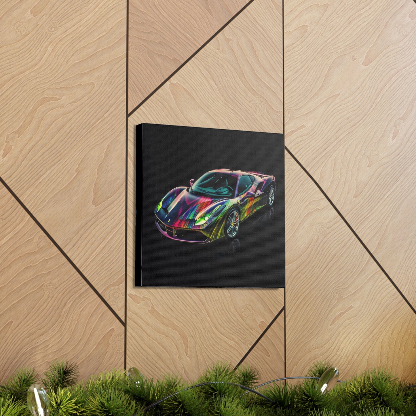 Canvas Gallery Wraps Ferrari Color 3