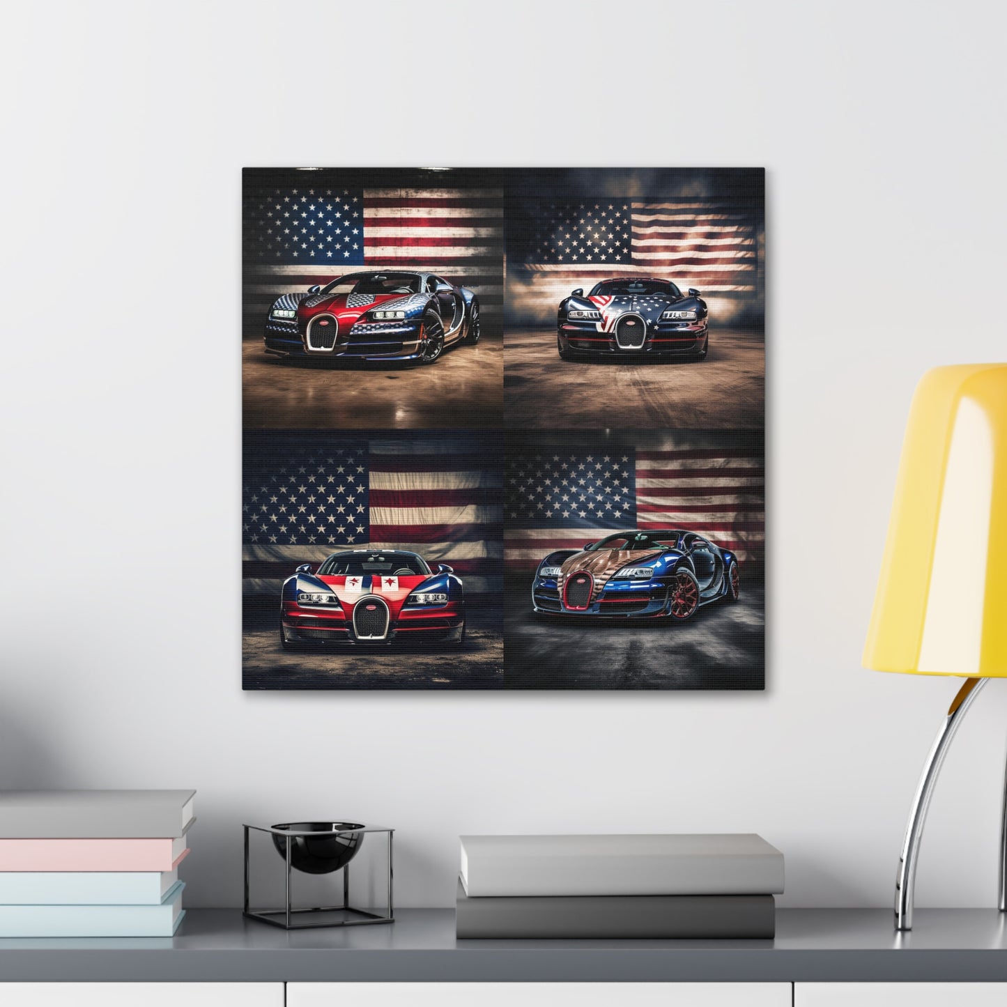Canvas Gallery Wraps Bugatti American Flag 5