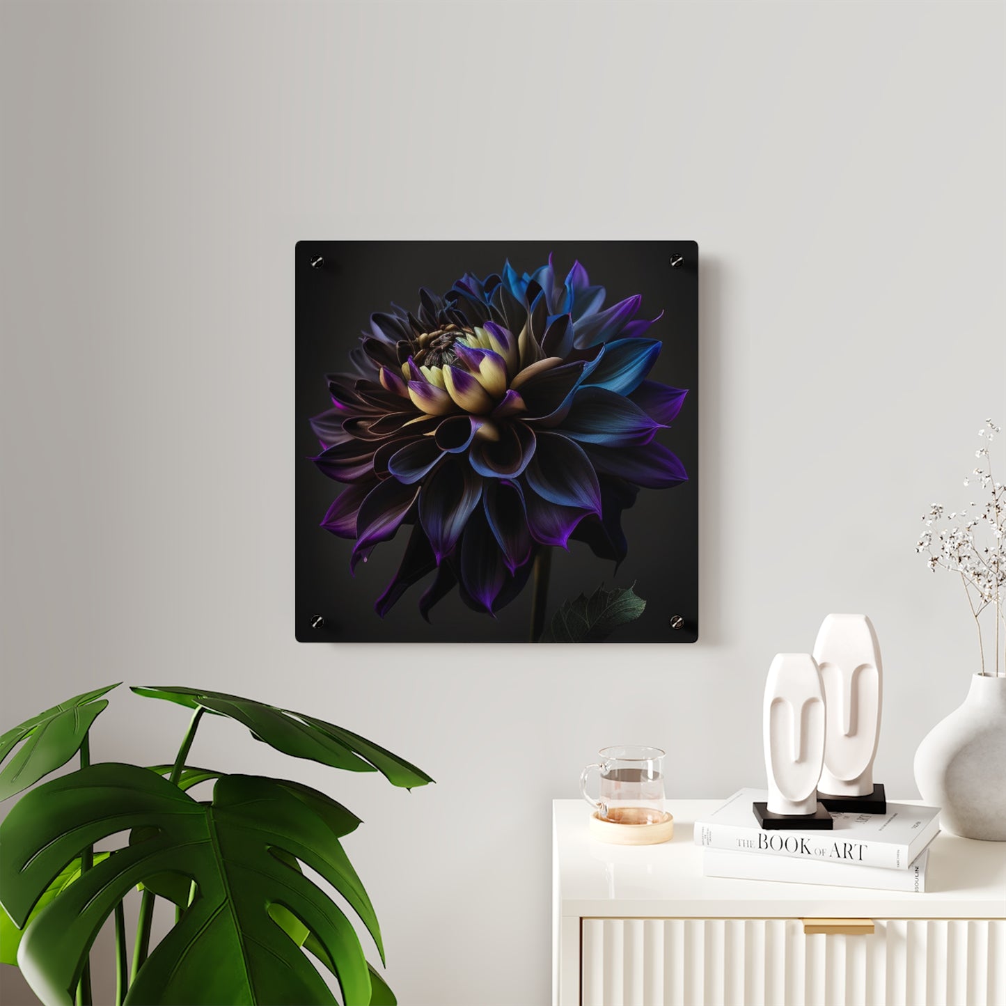 Acrylic Wall Art Panels Dahlia Purple 1