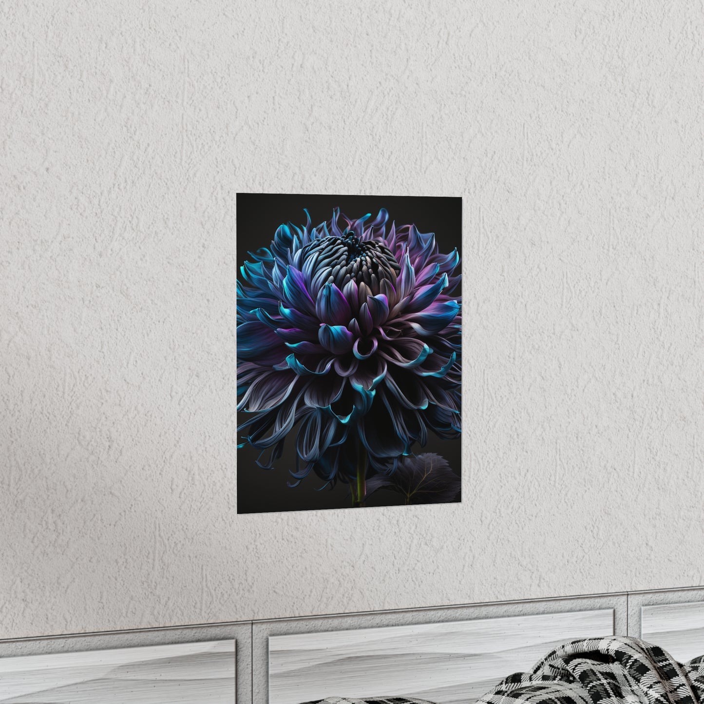 Premium Matte Vertical Posters Dahlia Purple 3