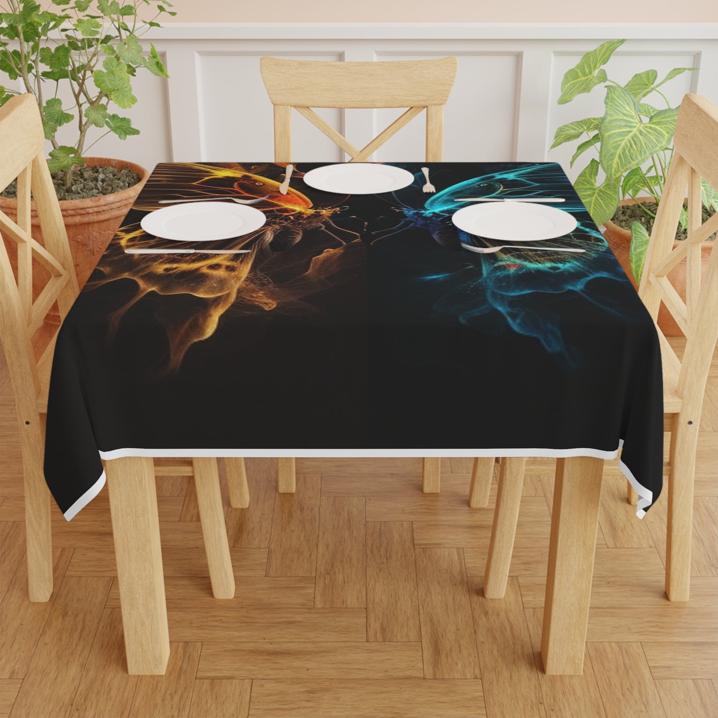 Tablecloth Kiss Neon Butterfly 4