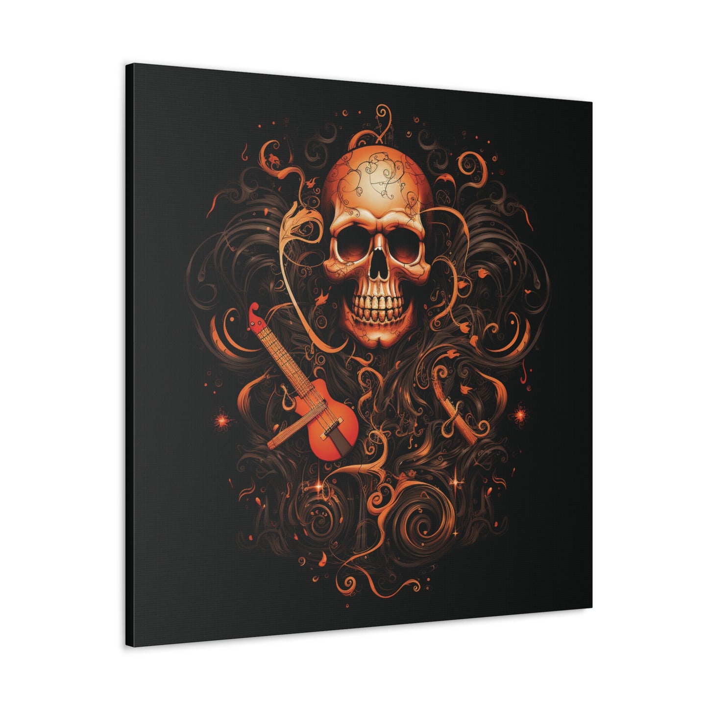 Canvas Gallery Wraps Skull Treble Clef 4