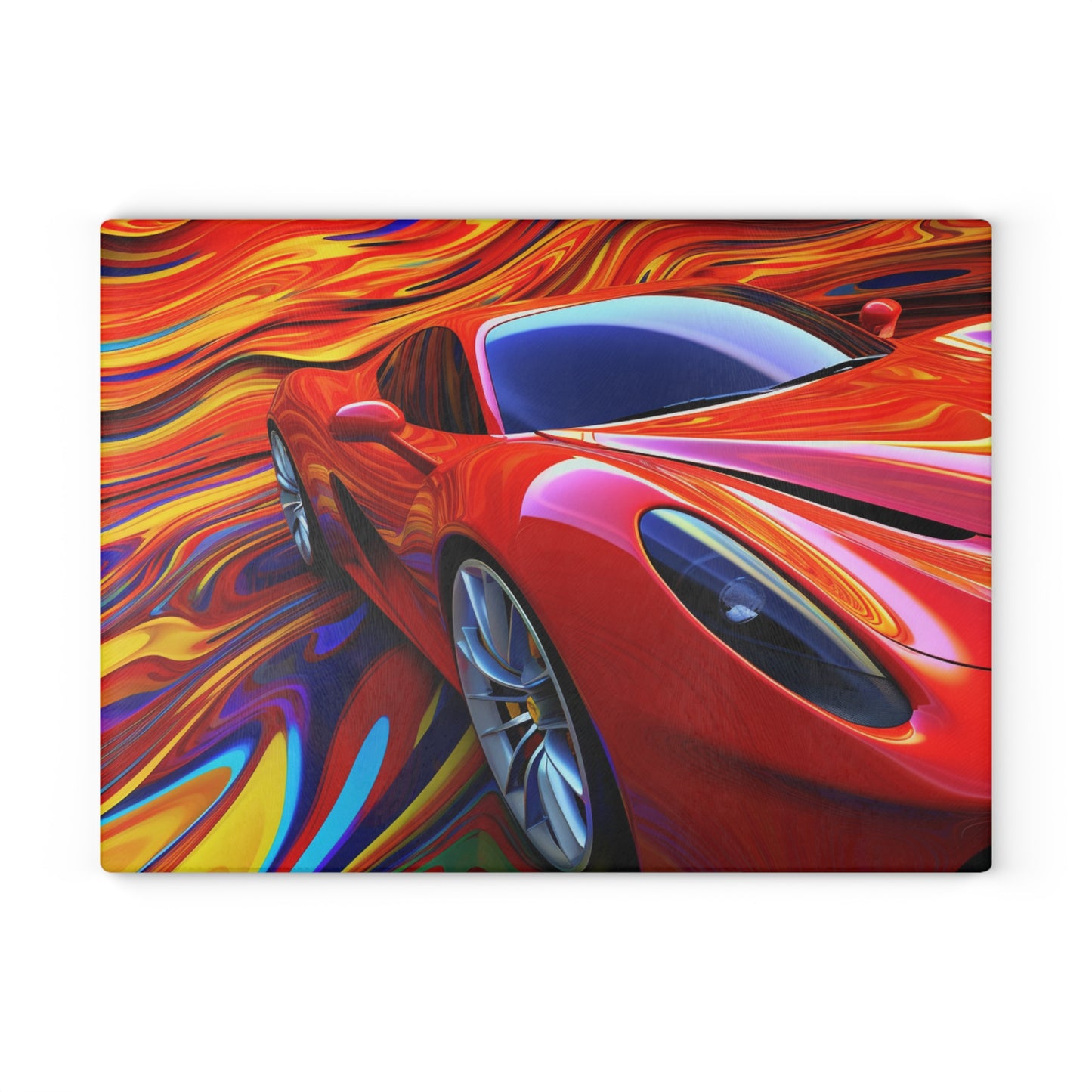 Glass Cutting Board Ferrari Water Fusion 4