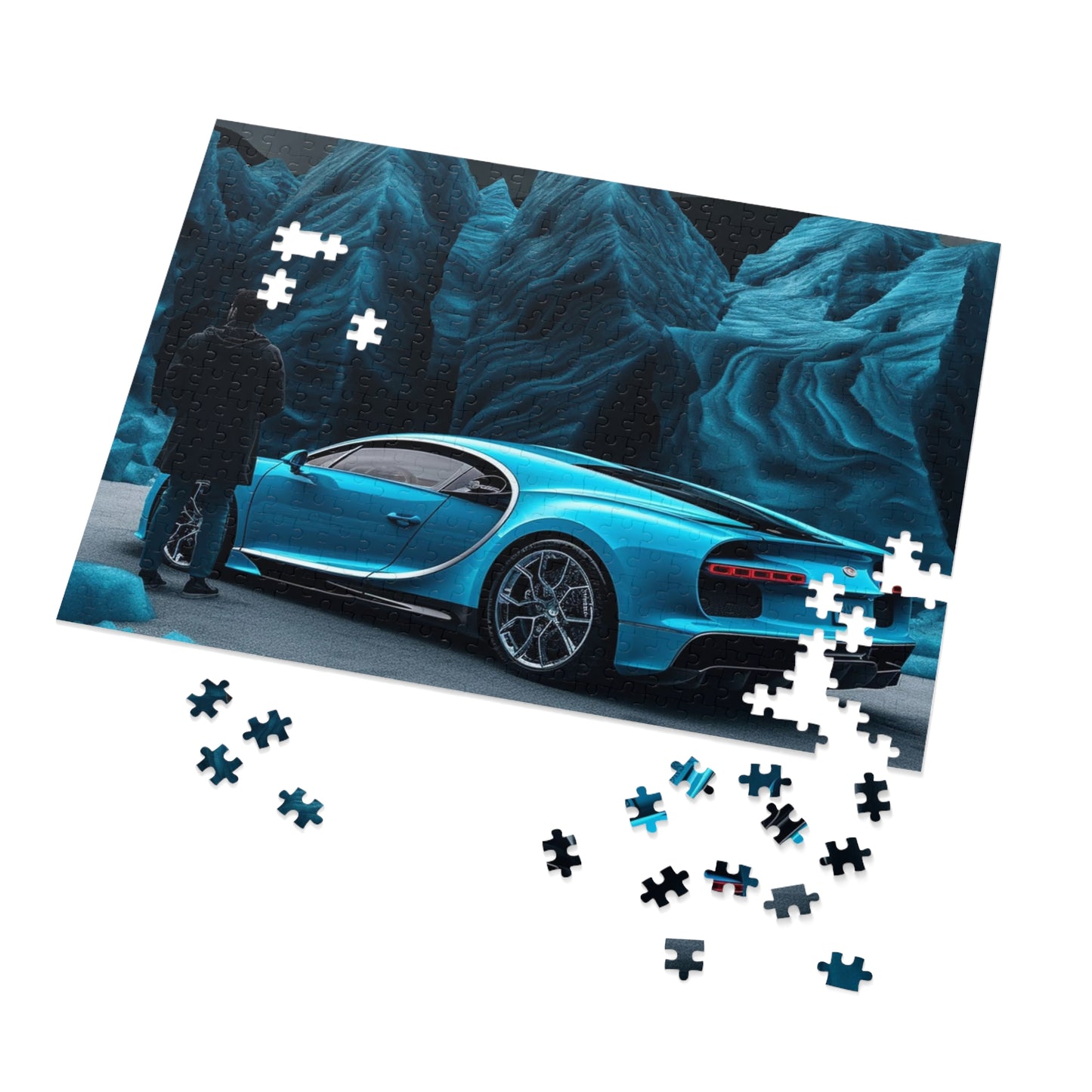 Jigsaw Puzzle (30, 110, 252, 500,1000-Piece) Bugatti Real Look 3