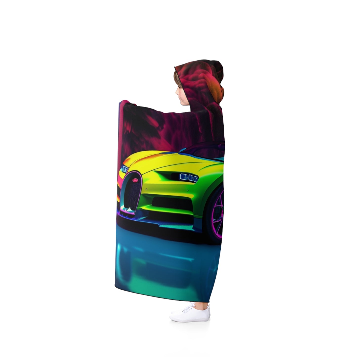 Hooded Blanket Florescent Bugatti Flair 1