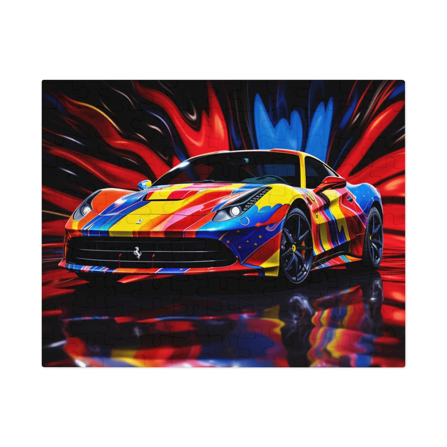 Jigsaw Puzzle (30, 110, 252, 500,1000-Piece) Hyper Colorfull Ferrari 1