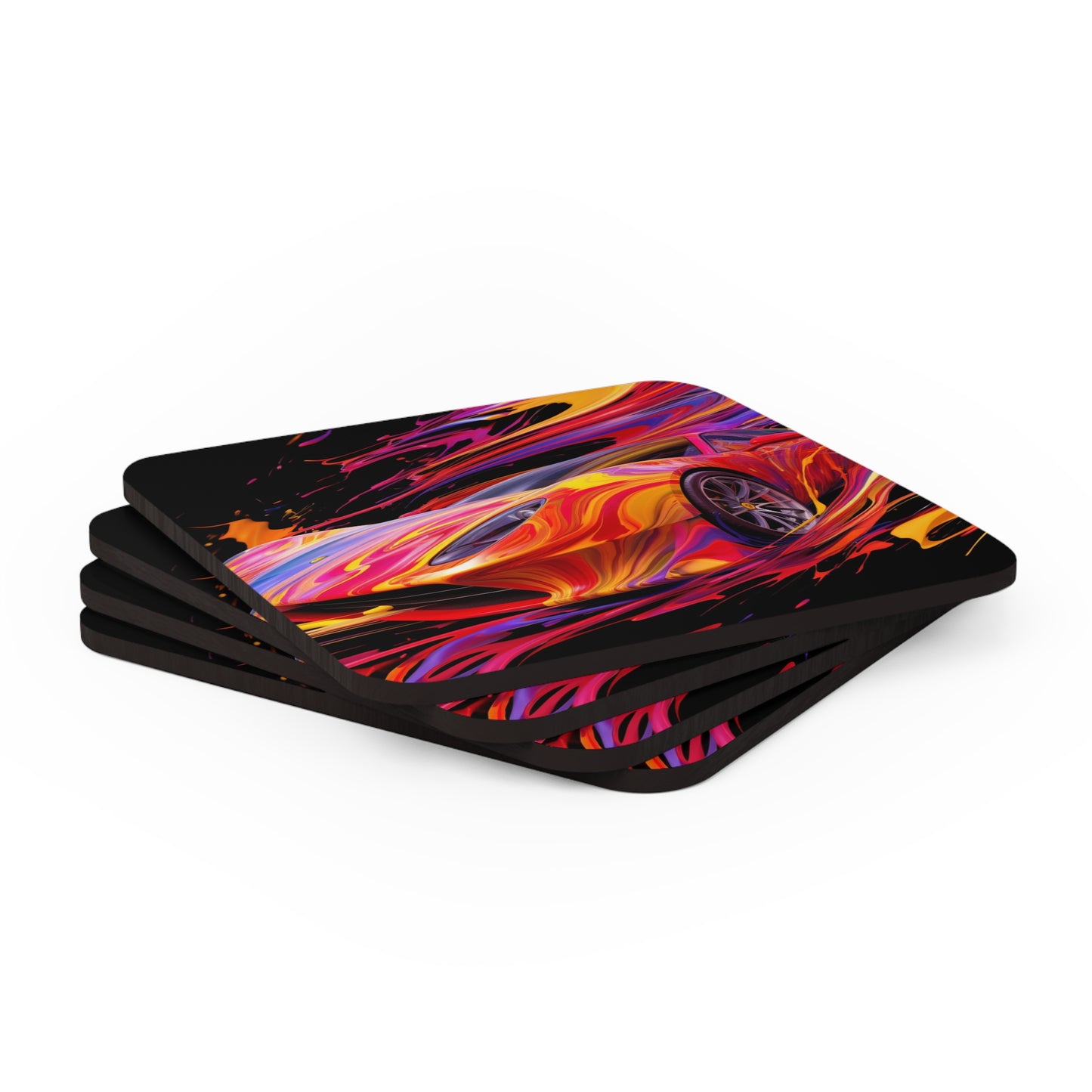 Corkwood Coaster Set Ferrari Water Fusion 2