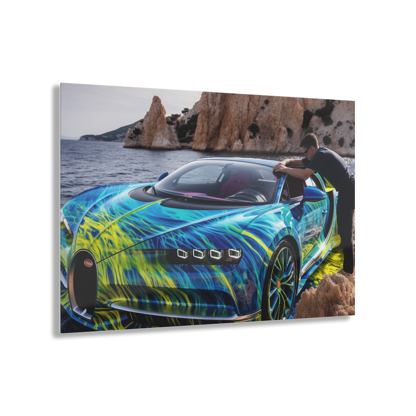 Acrylic Prints Bugatti Water 1